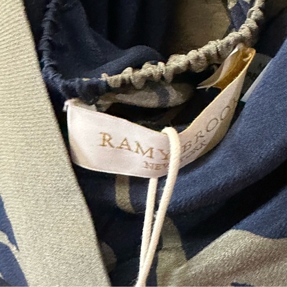 NWT Ramy Brook Jean Printed Halter Top Large reg $265 - Picture 7 of 7